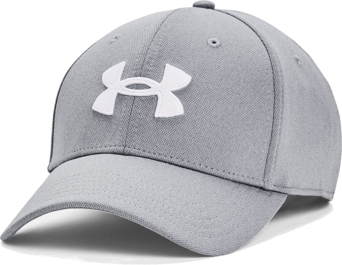 Gorra de hombre Under Armour m blitzing low str-gris - acero - blanco