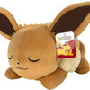 Jazwares Pokemon peluche addormentato peluche Eevee, 45 cm