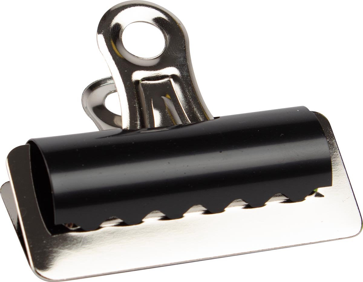 Clip bulldog Q-connect, nero, 70 mm, pezzi da 10 pezzi 12 pezzi