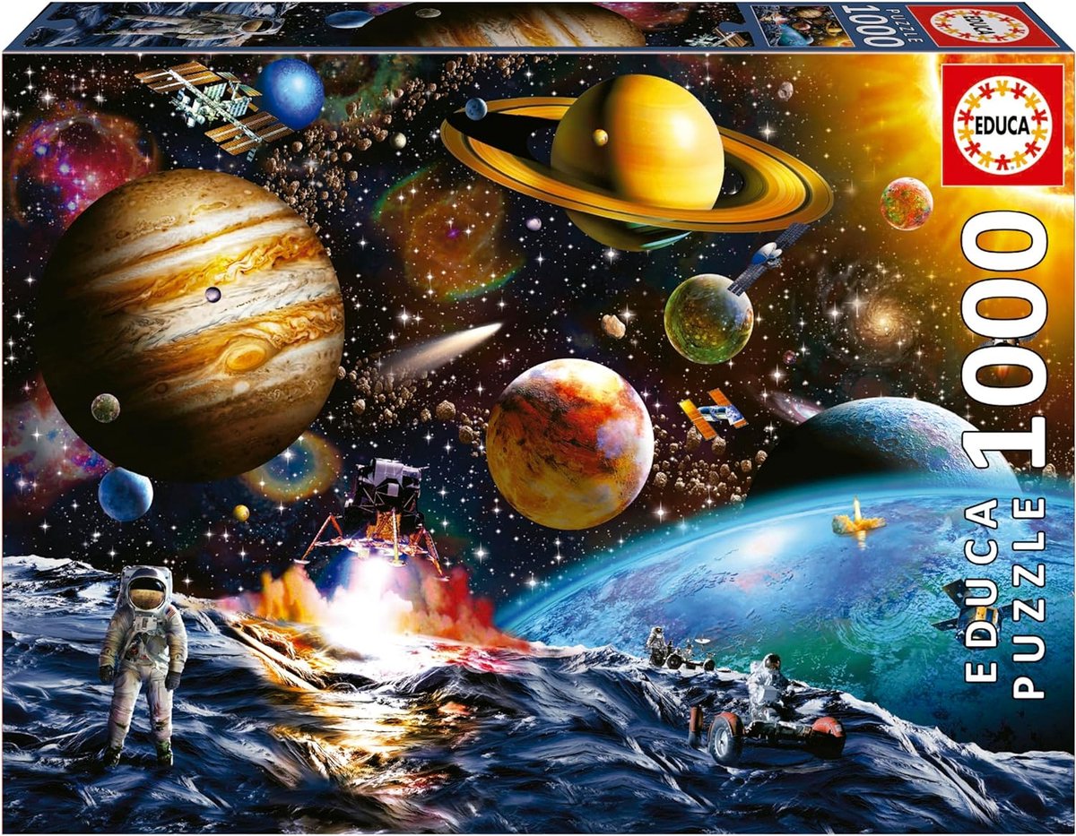 Educa - 1000 stukjes - asteroïde missie - ruimte - heelal - planeten - legpuzzel