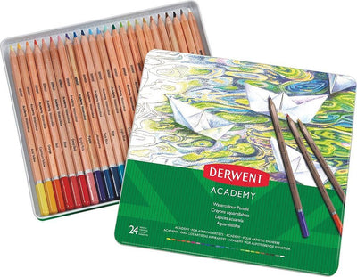 Matita colorata Derwent Academy - colori assortiti - set di 24 matite colorate di alta qualità