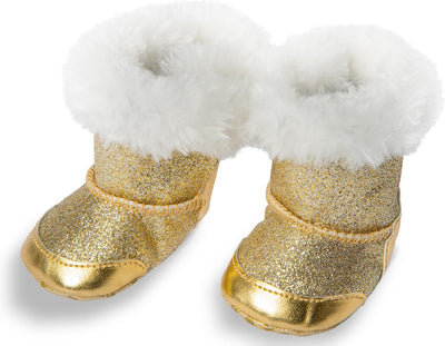 Doll Shoes Gold, 38-45 cm
