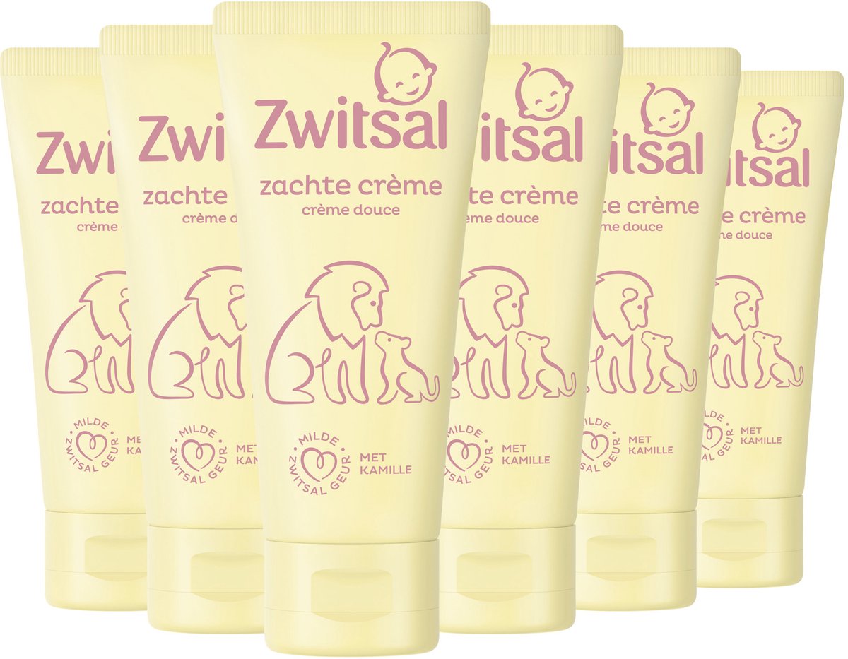 Zwitsal - crema morbida - baby - 6 x 100 ml