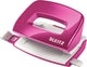 Mini perforatrice Leitz Wow - fino a 10 fogli - per la casa - rosa