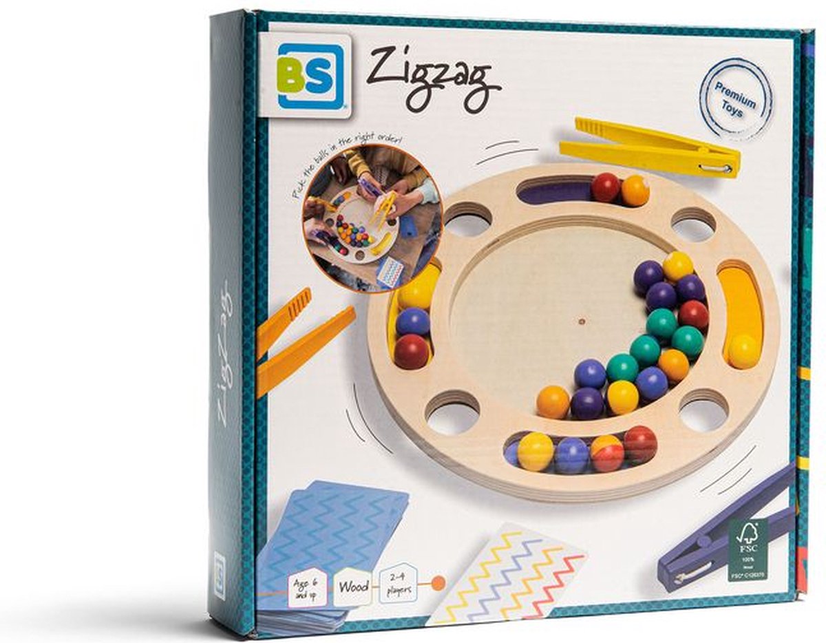 Giocattoli bs zigzag wood child's gioco