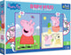 Trefl peppa pig baby maxi good day legpuzzel 10 stuk(s) stripfiguren