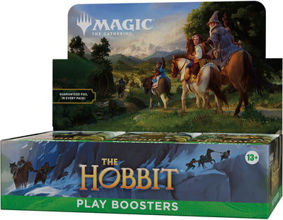 Magia la reunión magia: la reunión | la caja de refuerzo de hobbit play | 30 paquetes + 1 tarjeta decorativa de caja de aluminio | juego de cartas coleccionables