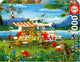 Educa - puzzel - 1000 stukjes - vakantie op het platte land - legpuzzel