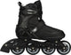 Nijdam inline skates - gear up - maat 45 - zwart