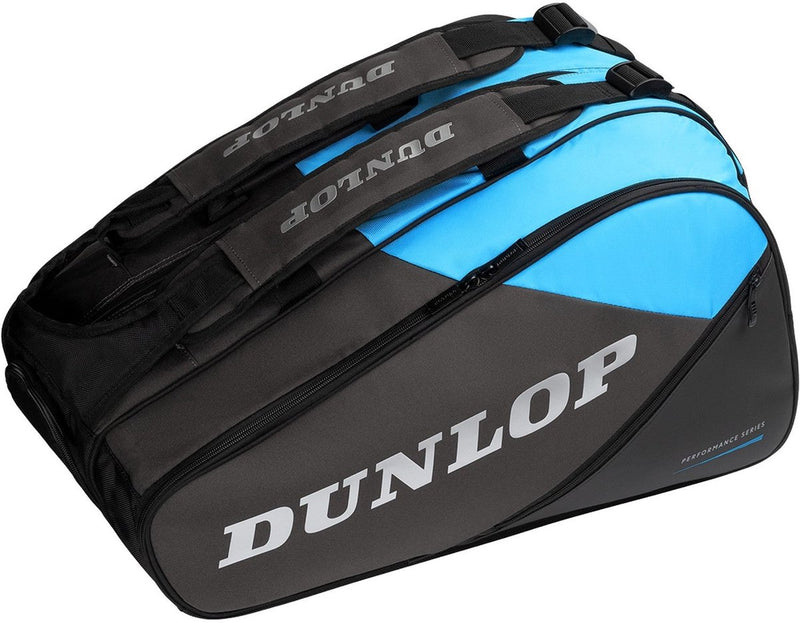 Dunlop - fx-performance - borsa per racchette - borsa sportiva unisex - metallo ciano