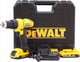 Trapano avvitatore a batteria Dewalt DCD771-D2QW 18V + 2 batterie 2.0Ah 18V + caricabatterie