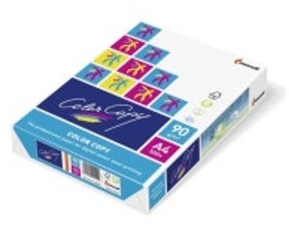 Papel copia color mondi a4 blanco paquete 125 hojas
