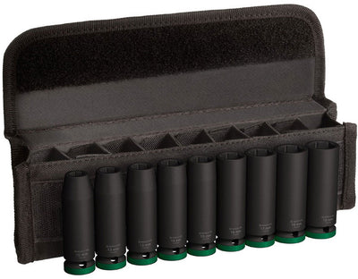 Accesorios Bosch Juego de vasos de impacto de 9 piezas 77 mm, 10;12;13;14;15;16;17;18;19 - 2608003039