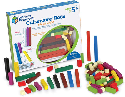Risorse per l'apprendimento bacchette matematiche in legno, giocattoli educativi - bacchette da cucina. - 3+