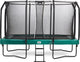 Salta first class - trampoline met veiligheidsnet en ladder - 366 x 214 cm - groen