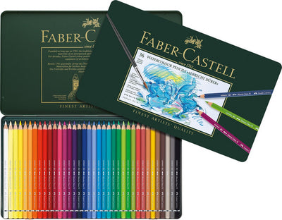 Faber-castell matita colorata acquerello - albrecht durer - latta 36 pezzi - fc-117536