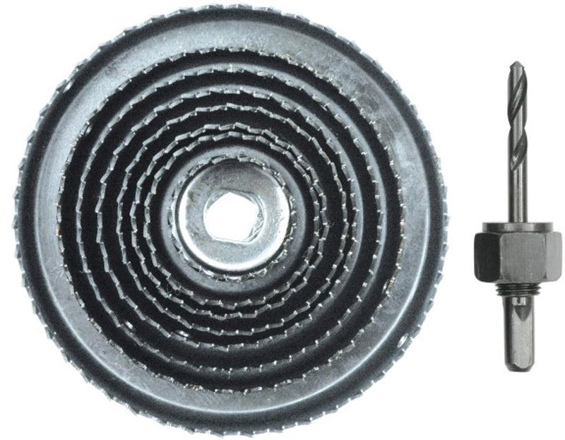 Vorel 22572 - set sega per legno - 9 pezzi - acciaio - 38-127 mm
