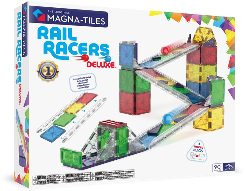 Magna piastrelle rail racers deluxe 90 pezzi