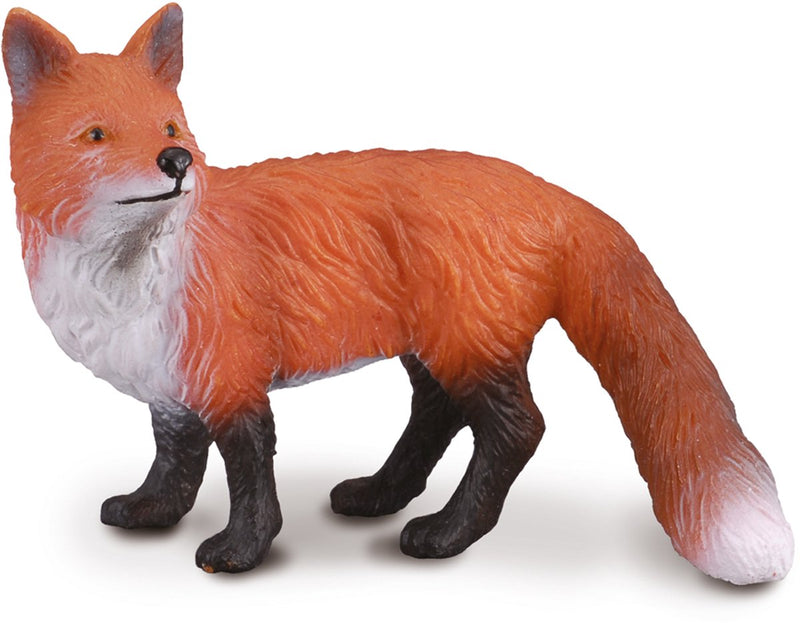 Statuetta Collecta - volpe rossa - (s) - animali della foresta - dipinta a mano - miniatura