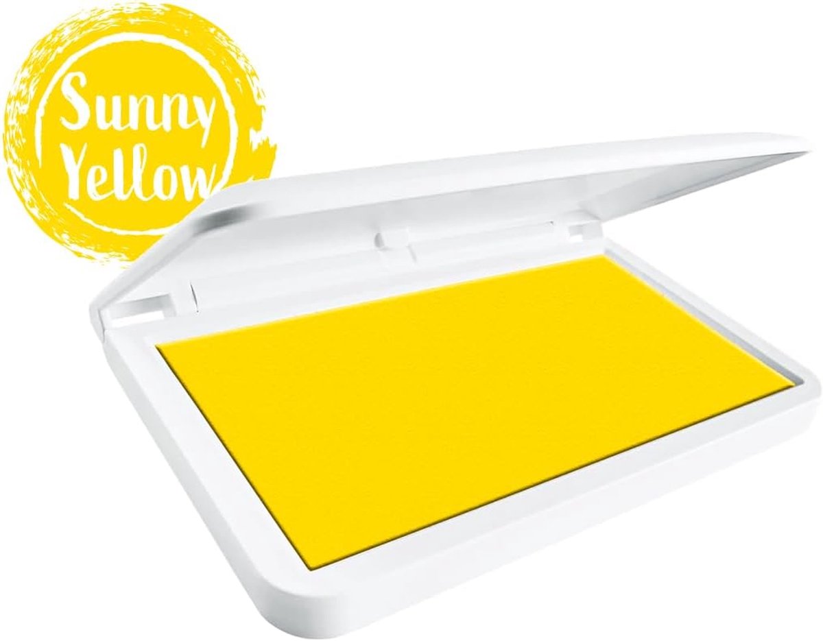 Colop make 1 stempelkussen – sunny yellow – geel – geschikt voor diy en creatieve stempels