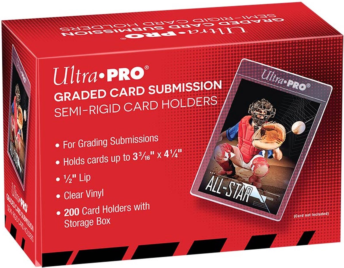 Ultrapro ultra pro - maniche lunghe semirigide da 1 2” con labbro 200ct