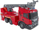 2 giochi Scania camion dei pompieri con attrito con luci e suoni
