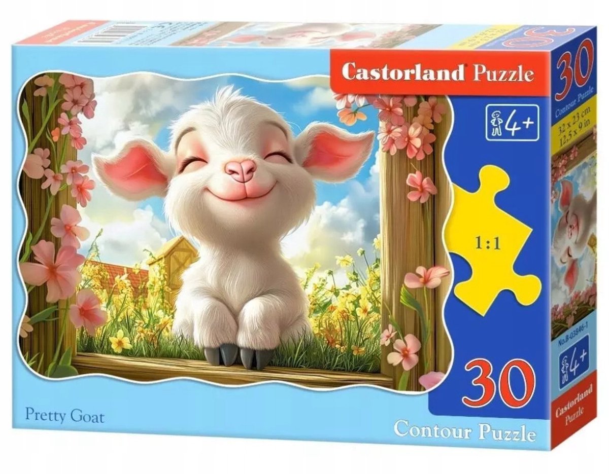 Castorland puzzel 30 elementen - schaduwrijk schaapje