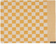 Ddddd mantel individual barbacoa 35 x 45 cm ocre por 2 piezas