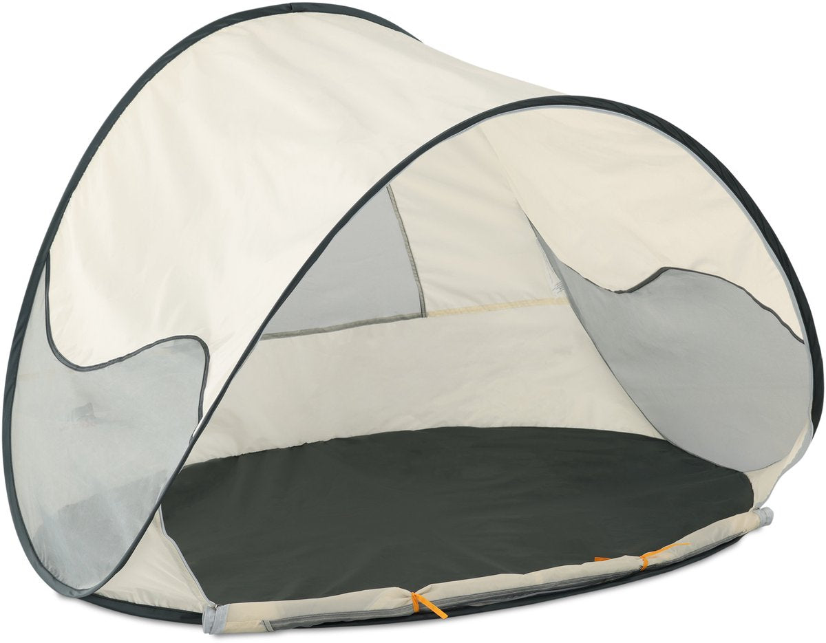 Deryan luxury pop up beach tent - anti-UV 50+ - cream