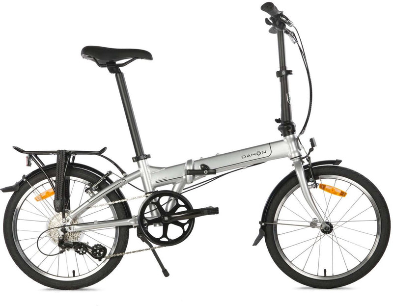 Dahon plegable bicicleta mariner d8 gris plateado rápido