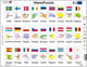 Larsen drapeaux et capitales de l'union européenne – puzzle mémo – union européenne – drapeaux et capitales – puzzle éducatif pour enfants – 54 pieces – fabriqué en norvège – pieces extra épaisses de 2.5 mm – plateau with bord fixe