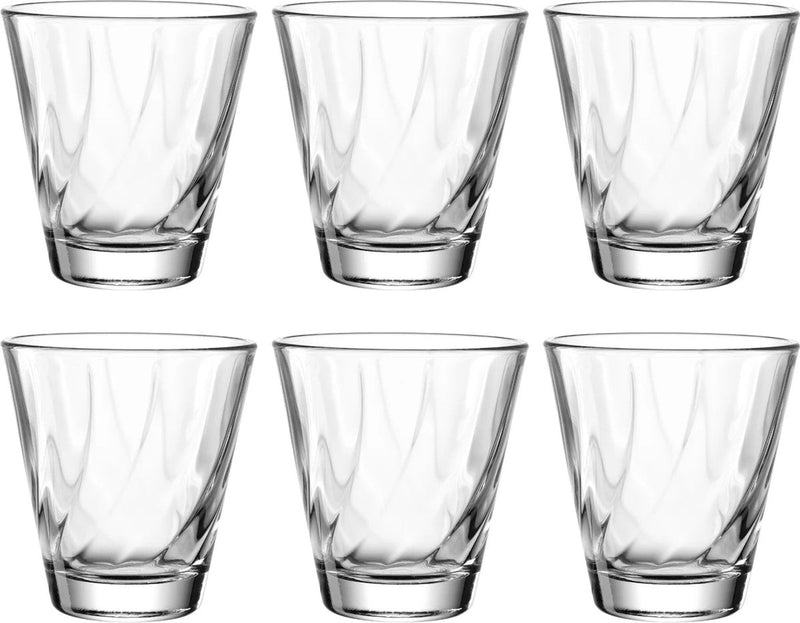Bicchiere Leonardo twist 215ml trasparente - set 6