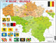 SelectA Larsen Pluzzle Card Belgium, 48st.