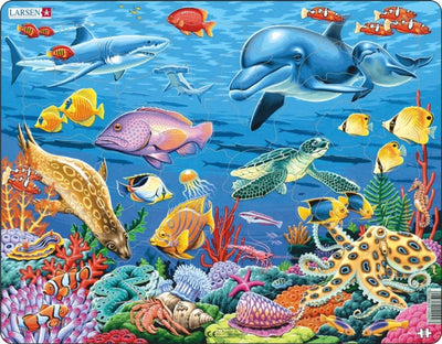 Animali Selecta Larsen Pluzzle - Coral Reef, 35st.