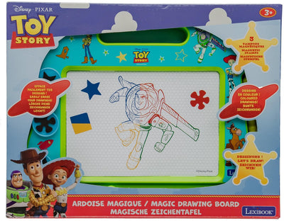 Tavolo da disegno magnetico multicolore Lexibook Toy Story con accessori formato A5