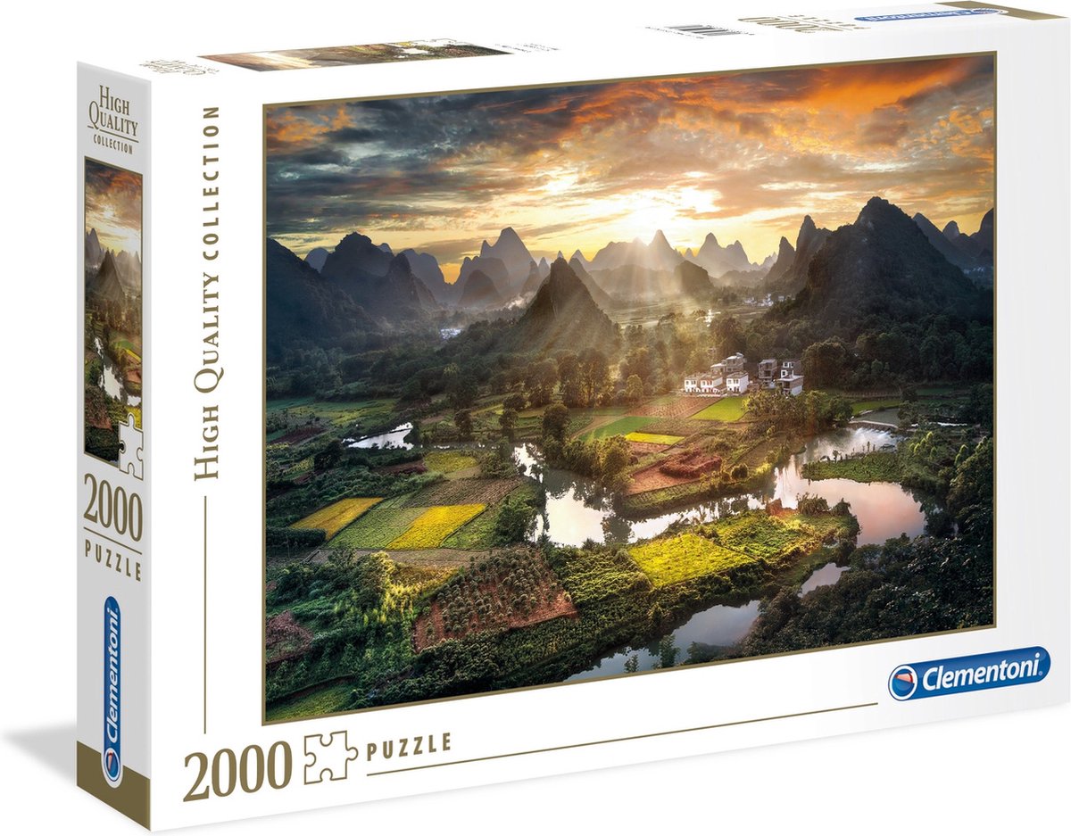 Clementoni - puzzel - 2000 stukjes - china - high quality collection - puzzel voor volwassenen