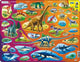 Larsen puzzle maxi l'histoire naturelle de la période trias jusqu'à aujourd'hui (in francese) - 85 pezzi