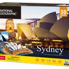 Cubic fun national geographic 3d puzzel sydney opera house - architectuur - 128 stukjes