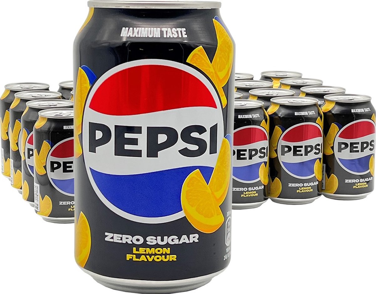 Pepsi - limone zero zucchero - 24 x 330 ml - vassoio