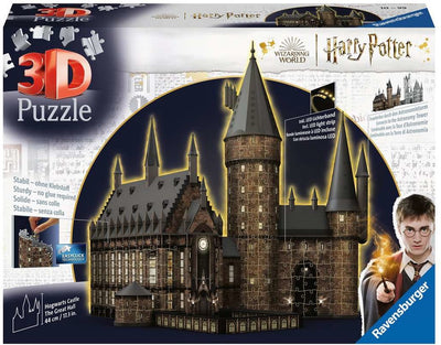 RAVENSBURGER 3D puzzle Harry Potter Hogwarts The Great Hall (Night Edition), 540st.