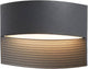 Lutec - aplique lotus 11w 500 lumen - gris