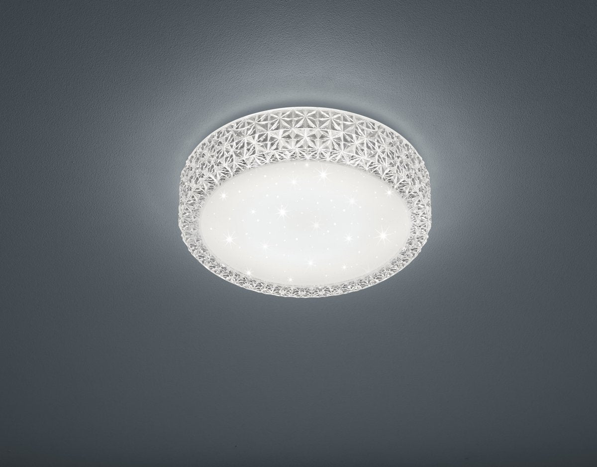 Rl live your light reality pegasus - plafondlamp - wit - incl. 1x smd 12 w - patroon bescherming
