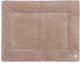 Coperta box bambino Jollein - 75x95 cm - coste nuvolose - poliestere - caffè latte