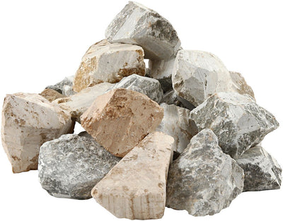 Pietra ollare, contenuto variabile, vari colori, 1 scatola da 10 kg