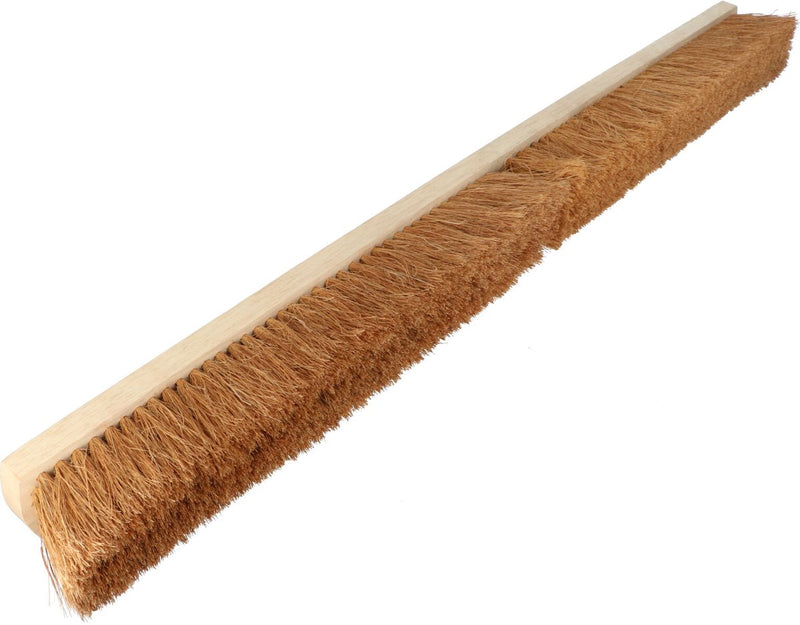 Spazzatrice senza marca in cocco - efficace su pavimenti lisci - marchio di qualità FSC - legno piatto - larghezza 100 cm
