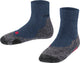 Falke tk2 short anti-blaar dik wol functioneel materiaal wandelsokken kinderen blauw - maat 27-30