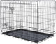Cuccia per cani Trixie - pieghevole, nera - 93x62x69 cm, con chiusure di sicurezza, cassetto scorrevole in plastica