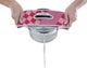 Bk bk Sr. Gripper Ayuda facial a cuadros de blanco rojo