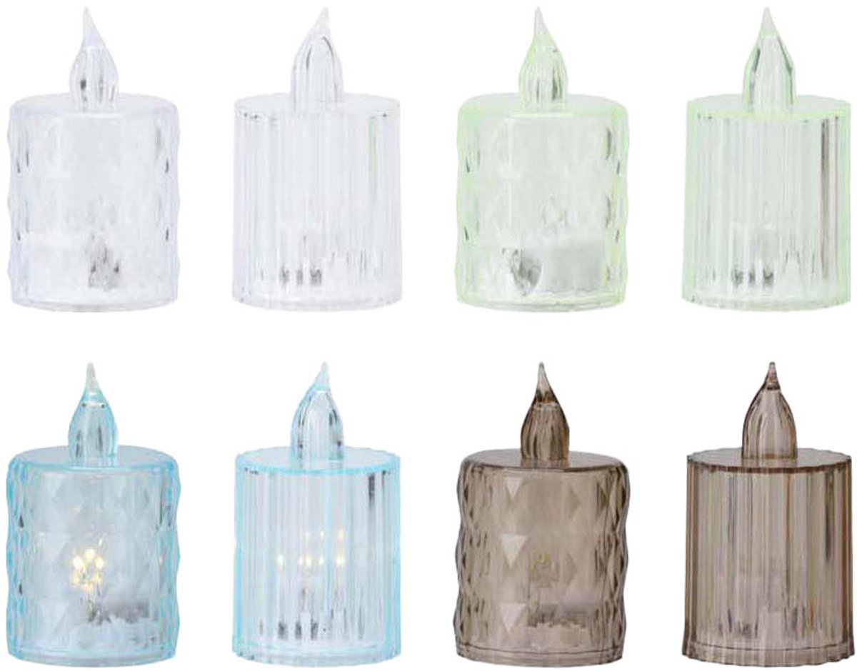 Vela con LED, 24 uds.