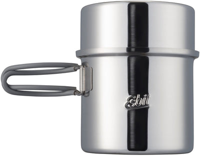 Pentola Esbit - 1l - doppia pentola - manico pieghevole - acciaio inox